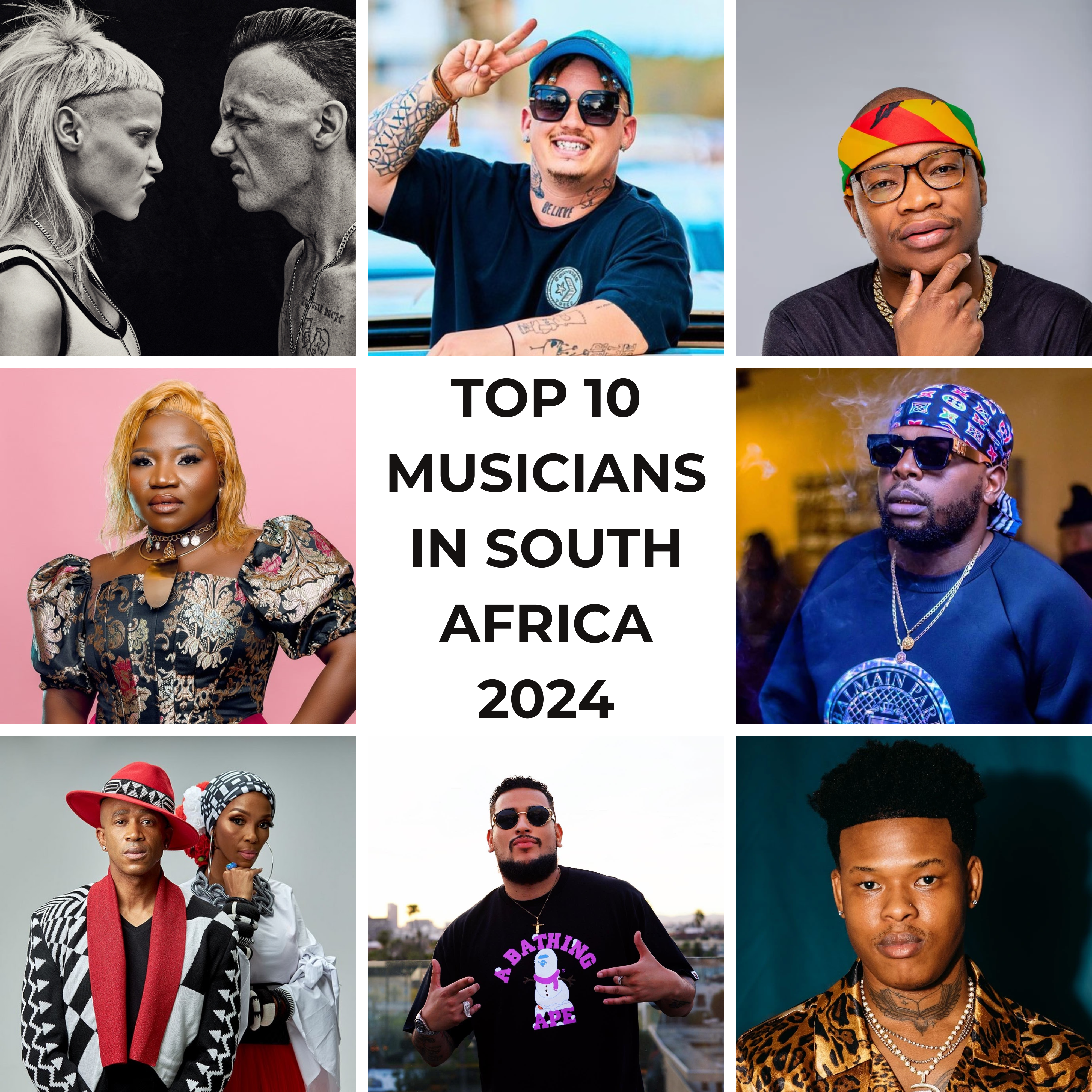 Top 10 Musicians in South Africa 2024